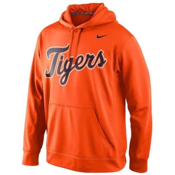 Men's Detroit Tigers Nike Practice Performance Pullover Hoodie - Orange,We sell and wholesale Men's Detroit Tigers Nike Practice Performance Pullover Hoodie - Orange on line form chian!
